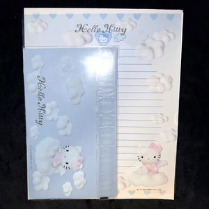 ⭐️VINTAGE 1998 + 1999 HELLO KITTY⭐️SANRIO ANGEL RARE COLLECTABLE STATIONARY SET